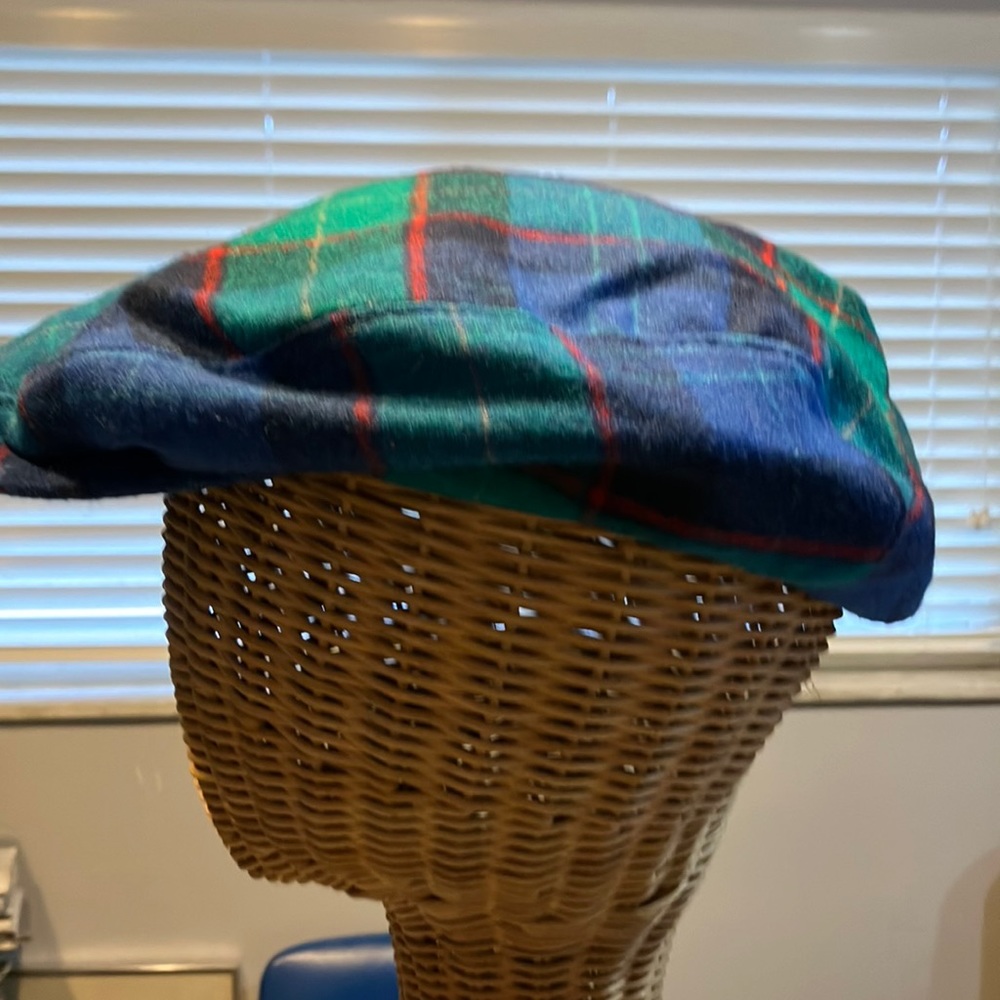 Amazing vibrant Vintage Pendleton wool newspaper cap mens/unisex
